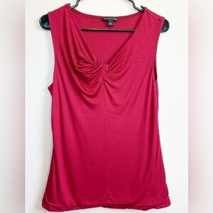 Banana Republic Ruched Tank Top Sleeveless Blouse Medium